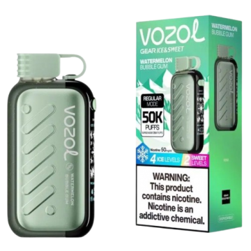 Сигарета электронная Vozol Gear Ice & Sweet 50000 5% Watermelon Bubble Gum