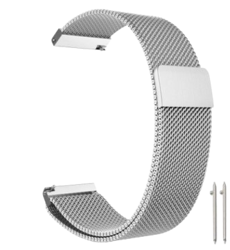 Ремешок для Xiaomi Amazfit 20мм миланская петля серебристый