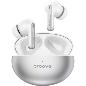 Наушники Proove Bluetooth Thunder Buds TWS with ANC Silver