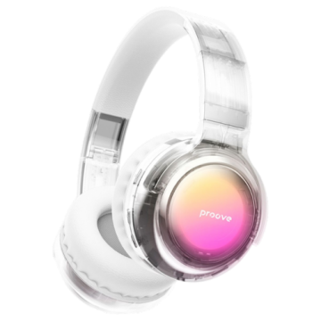 Наушники Proove Bluetooth Crystal Galaxy Transparent White