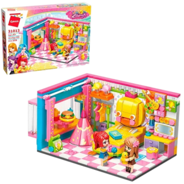 Игрушка Конструктор QMAN Комната-студия девочки 31013